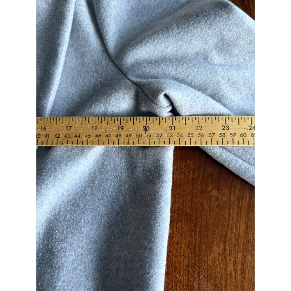 Joie Shawl Collar Coat Women Gray Open Front Knit Overcoat Large - Picture 5 of 6